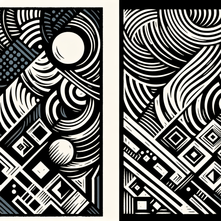 Understanding Positive and Negative Space in Linocut