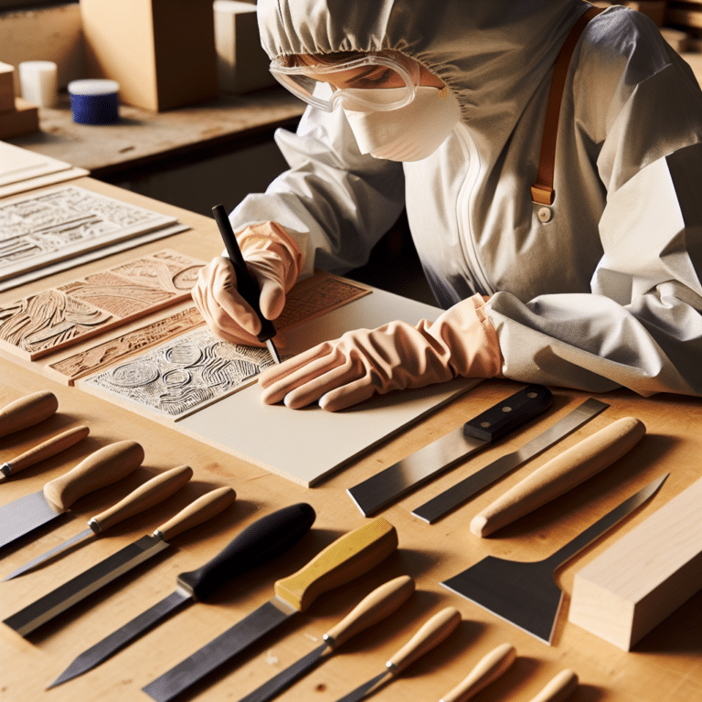 Safe Techniques for Linoleum Carving