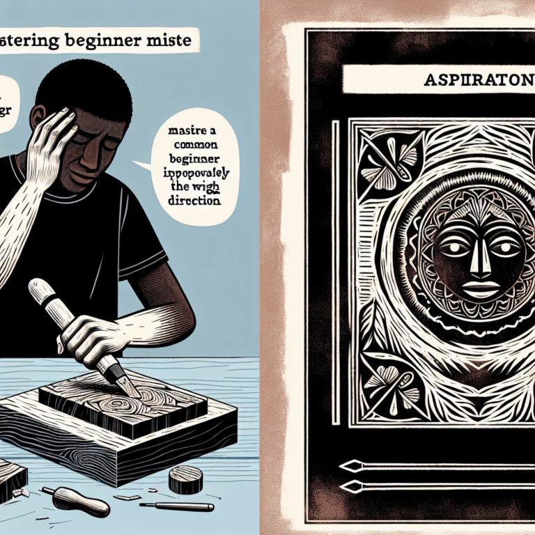 Mastering Linocut: What Beginners Often Get Wrong