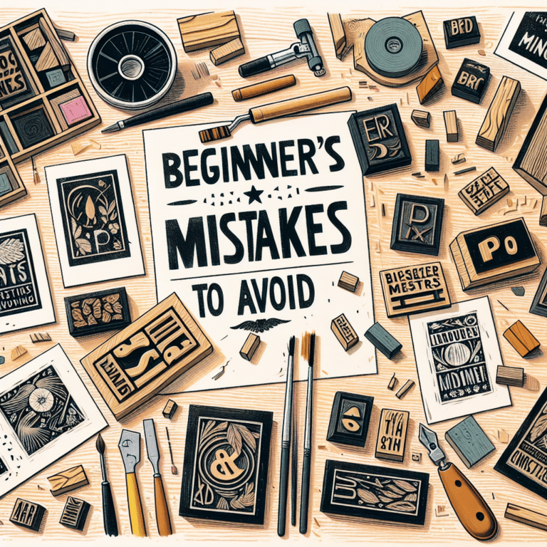 Cracking the Linocut Code: Mistakes Beginners Should Avoid
