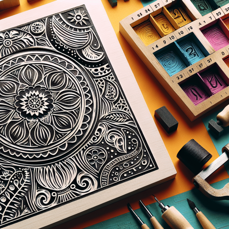 Creating a Custom Linocut Calendar