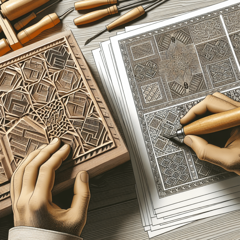 How to Carve Repeated Patterns for Printing