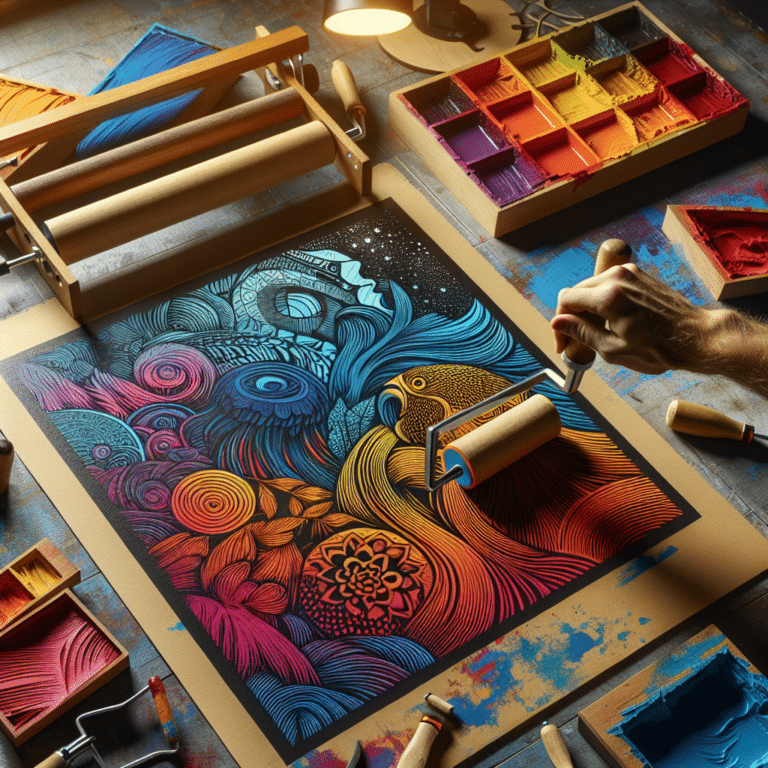 Unleash Your Creativity: Learning How to Mix Colors for Linocut Printing