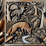 Carving Animals and Nature Motifs in Linoleum