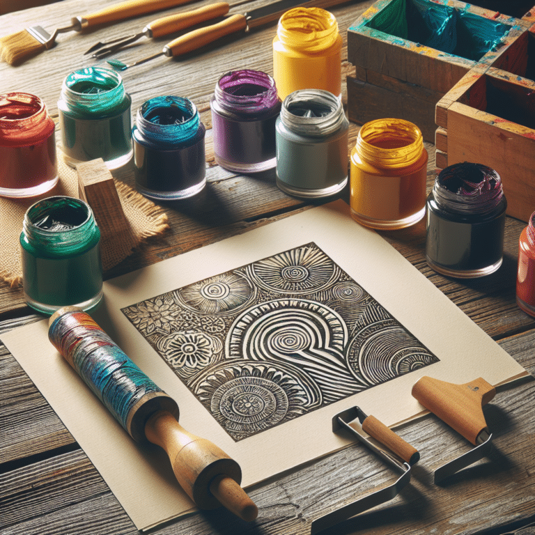 Finding the Right Inks for Vibrant Linocut Prints