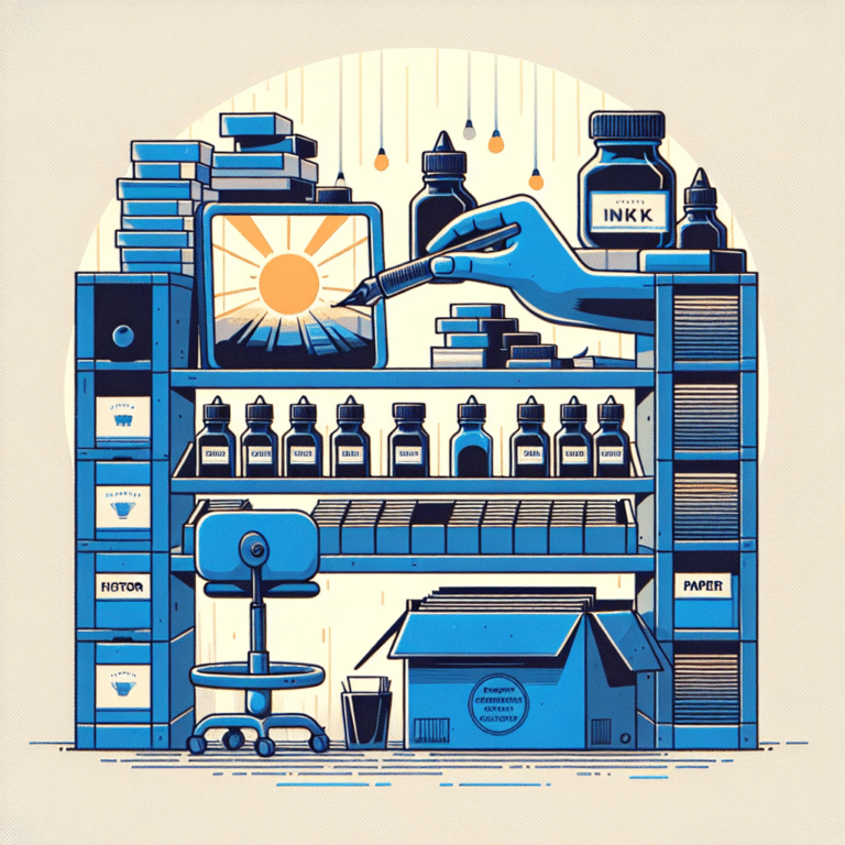 Maintaining Your Supplies: How to Store Ink and Paper Properly