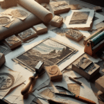 Linocut Print Projects Using Scrap Paper