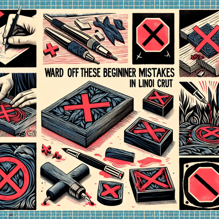 Ward off these Beginner Mistakes in Linocut