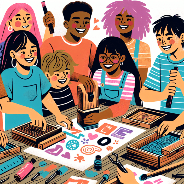 Linocut Projects for Kids and Teens