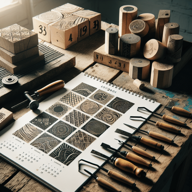 Creating a Custom Linocut Calendar