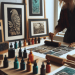 Achieving Outstanding Linocut Prints: The Effect of Ink Types