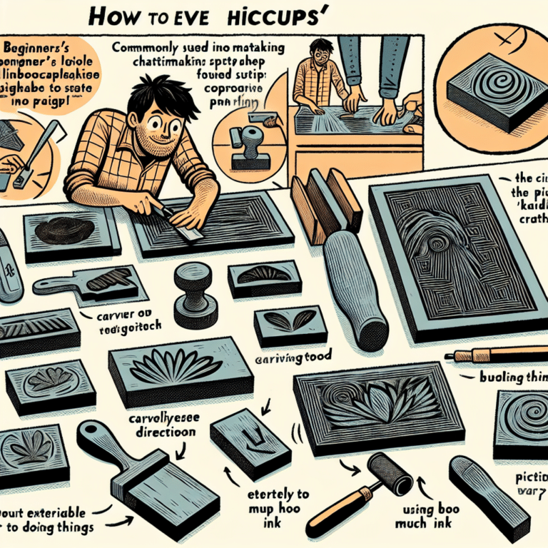 Starting Up With Linocut: Common Hiccups And How To Evade Them