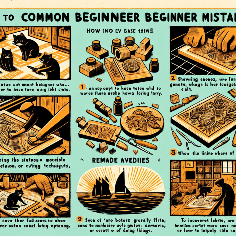 Common Beginner Blunders in Linocut and How to Evade Them