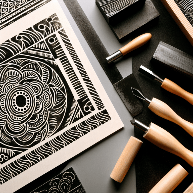 Understanding Positive and Negative Space in Linocut