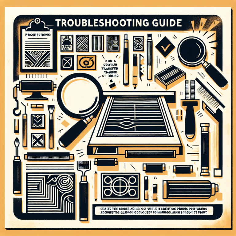 Troubleshooting Guide for Transference Issues in Linocut Prints
