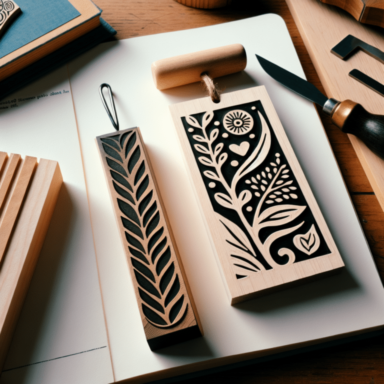 Making a Linocut Bookmark