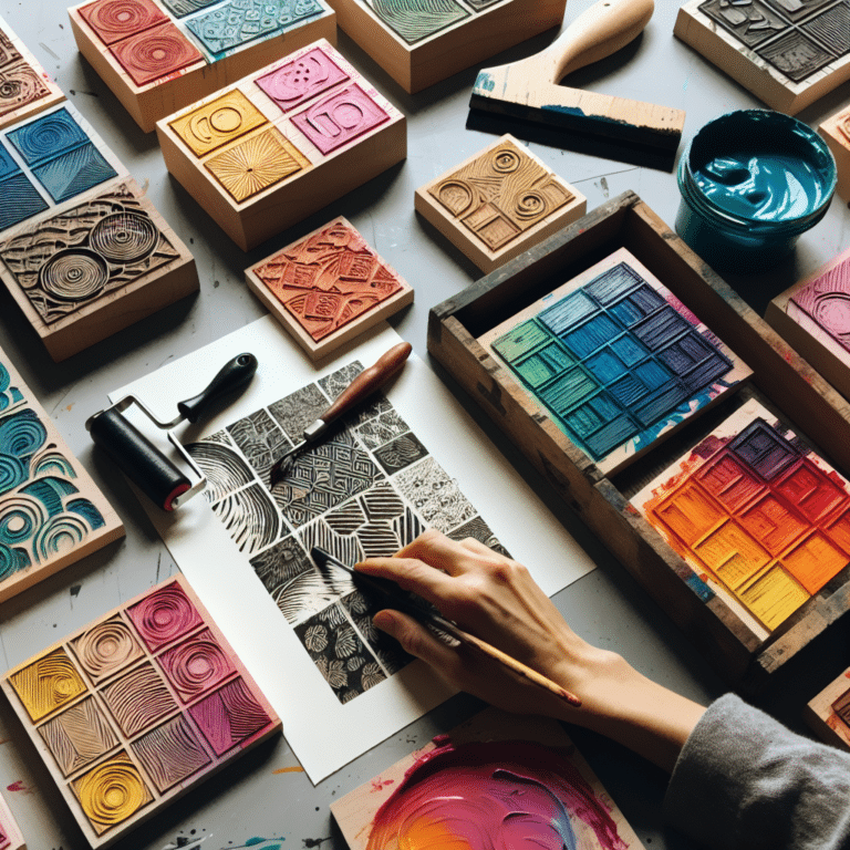 Top Tips for Mixing Colors in Linocut Printing