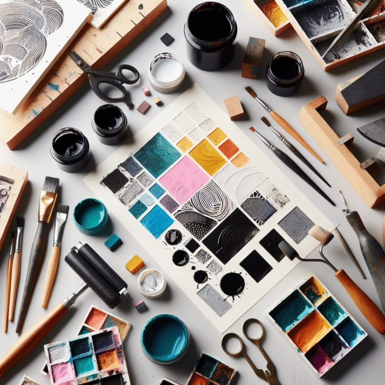 Preparing Your Linocut Workspace: Ink
