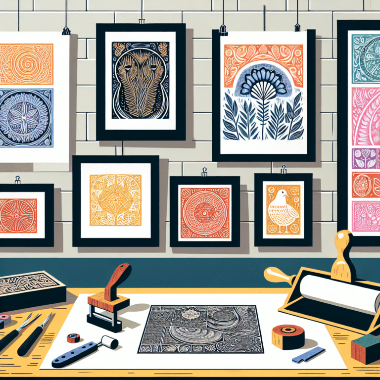 Printing Your Own Linocut Wall Art
