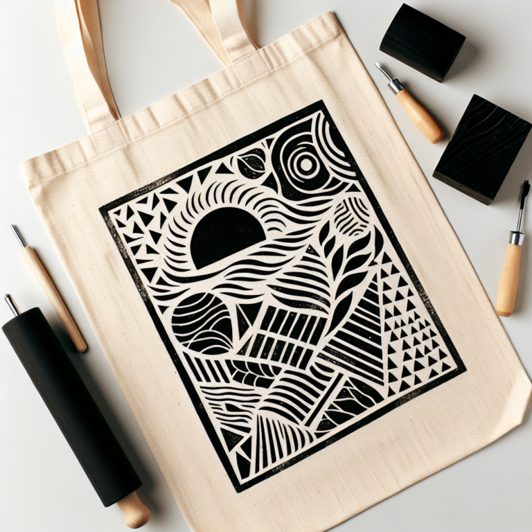 Beginner-Friendly DIY Linocut Tote Bag