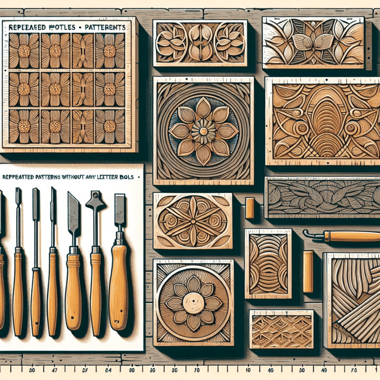 How to Carve Repeated Patterns for Printing
