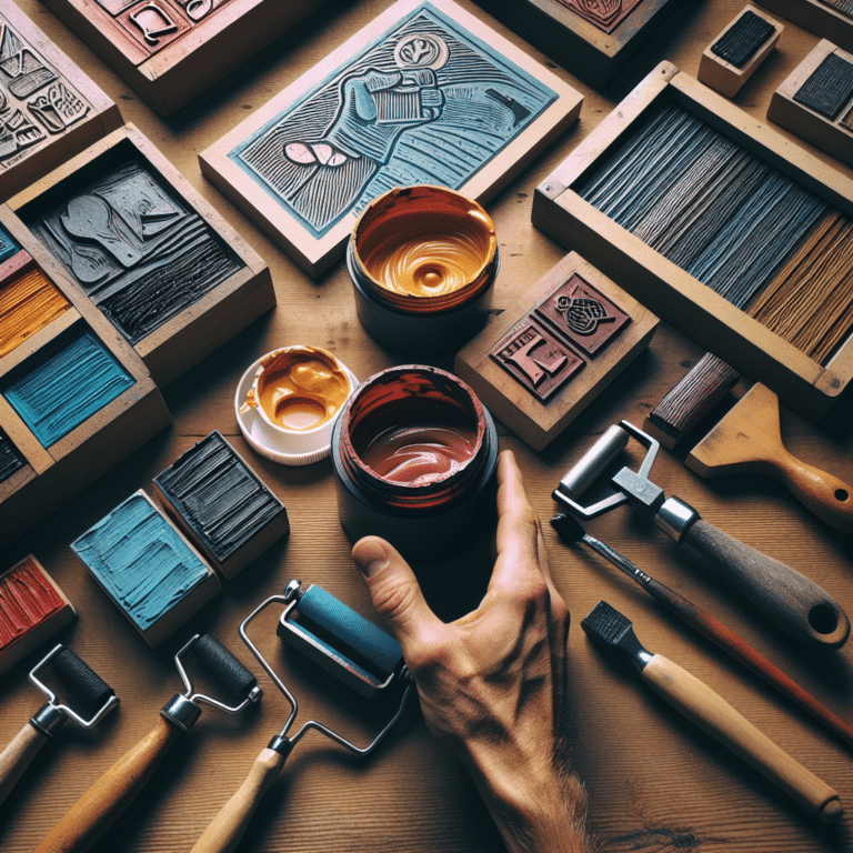 Choosing the Right Ink for Linocut Prints