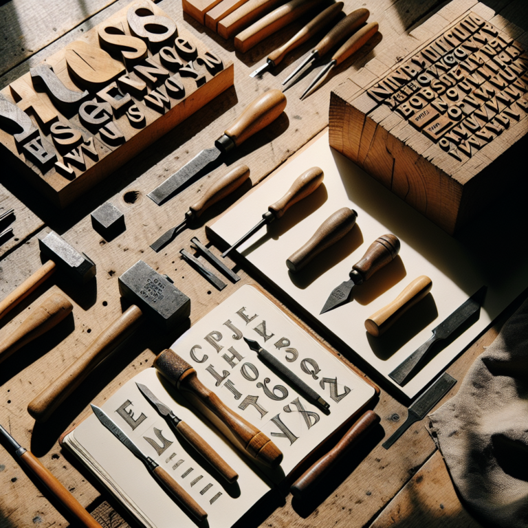How to Carve Letters and Typography