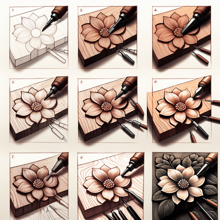 Step-by-Step Guide to Carving a Simple Flower Design